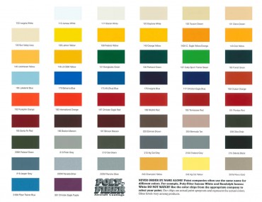 Stewart Systems Color Chart