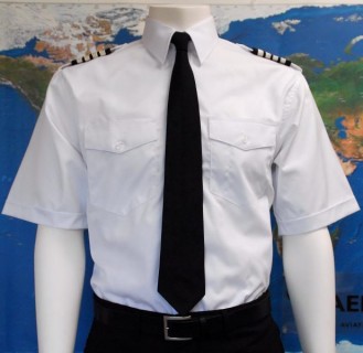 Aero Phoenix Lady Elite Pilot Uniform Shirt Womens Short Sleeve