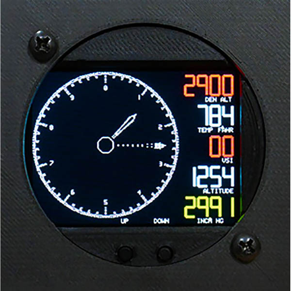 Radiant Digital Altimeter with LCD Screen Second Generation for 2.25