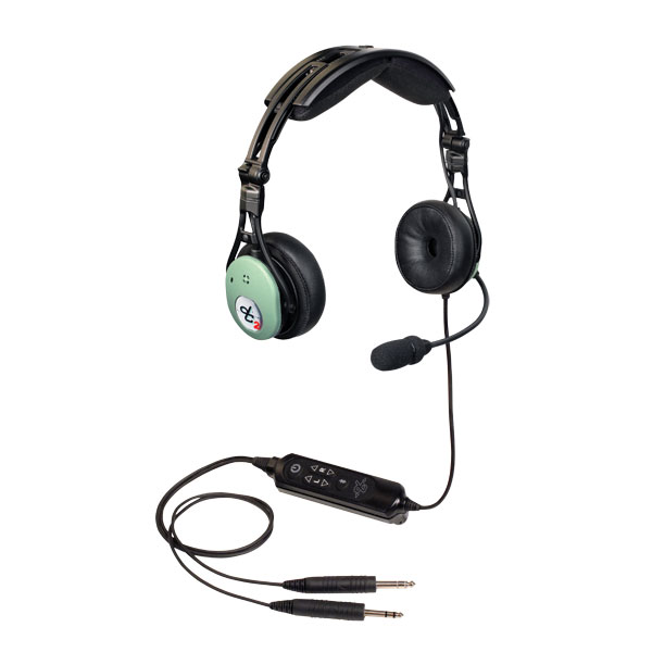 ヘッドホン David Clark DC PRO-X2 David Clark DC Pro-X2 ANR Headset - Dual GA Plug - With