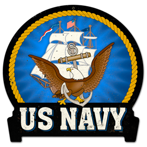 Navy Metal Sign | Aircraft Spruce Canada