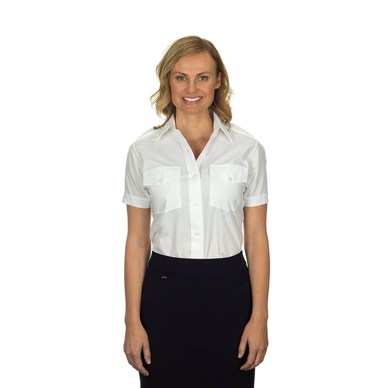 White short sleeve top sales womens