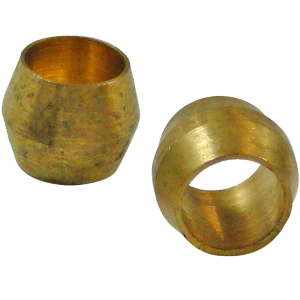 Brass Compression - Fittings In-Line Sleeve - 3/16 Inch Tube, In-Line  Sleeve, Compression Fittings, Brass Fittings, Fluid Power