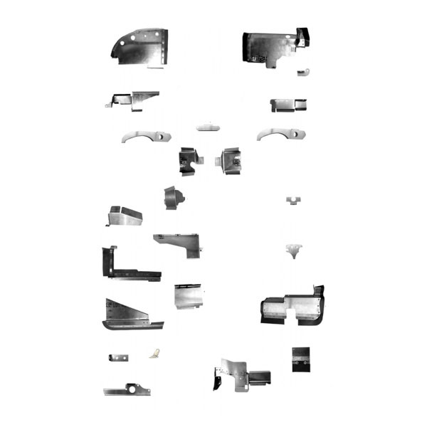 Beechcraft Baron A55 / B55 Engine Baffle Components Aircraft Spruce