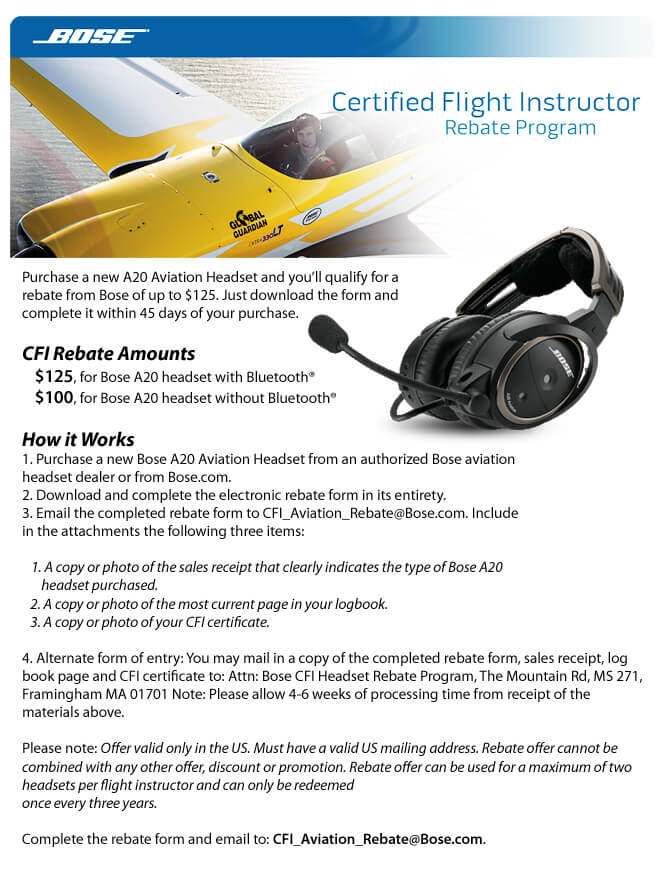 bose a20 rebate