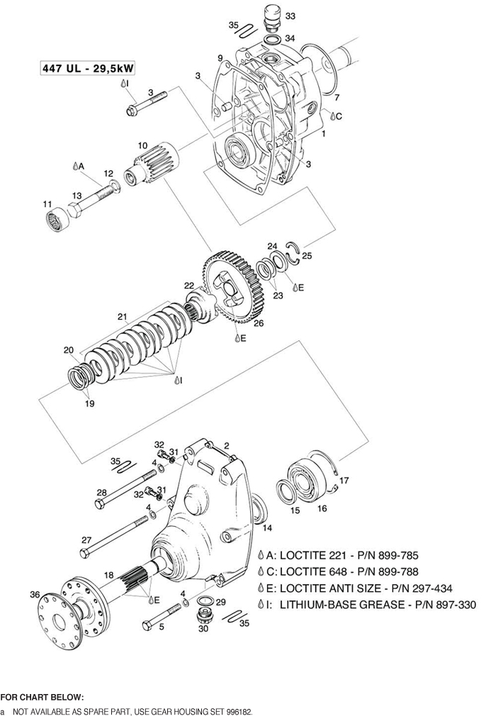 Rotax 447 Ul Engine Reduction Gearbox B I=3 00 Parts Aircraft Spruce  Canada